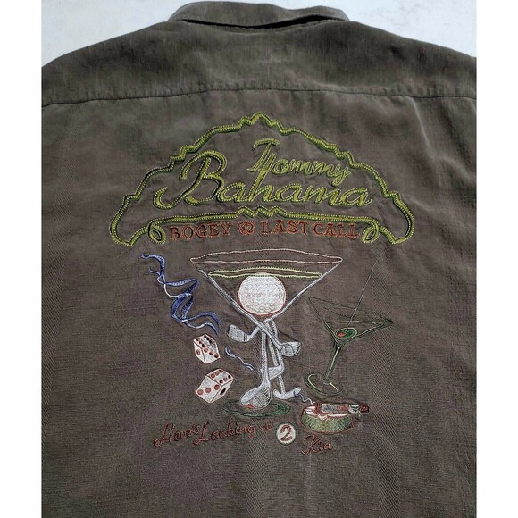 Tommy Bahama Relax 100% Silk Bogey & Last Call Golf Martini Tropical $198 MSRP - Picture 1 of 16
